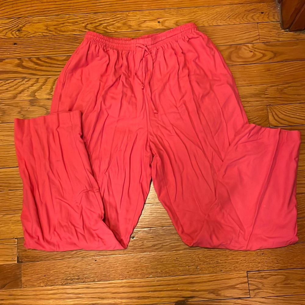 Alfred Dunner 100% Silk Pink Pants - Size 10P